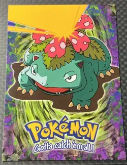 Pokemon The First Movie Topps 1999 #E3 of 12 Card Venusaur New - Image 1