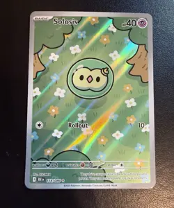 Pokemon 2025 Solosis Full Art Rare Basic Psychic 118/086 Holo Card - Image 1