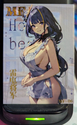 Raiden Genshin Impact MF-06 Goddess Story Wind Moon Boundless Waifu Card - Image 1