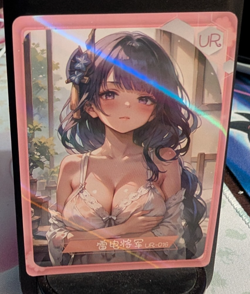 Raiden Genshin Impact UR-016 Goddess Story New Goddess Waifu Trading Card - Image 1