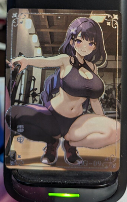 Raiden Genshin Impact YG-09 Goddess Story YISISANTAN Waifu Card - Image 1