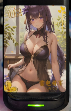 Raiden Genshin Impact UR-013 Maidens Feast Goddess Story Anime Waifu Card - Image 1
