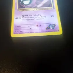 Pokemon TCG Sabrina's Gastly 93/132 Gym Heroes 1st Edition Card WOTC - Image 2