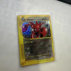 Scizor H21/H32 Aquapolis E-Reader Holo Rare Pokemon Card - Image 1