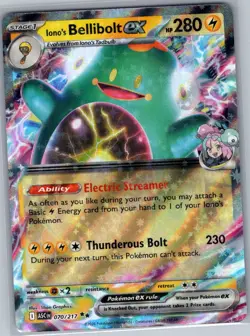 Iono's Bellibolt ex 070/217 ME: Ascended Heroes - Pokemon Card - NM - Image 1