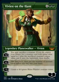 Vivien on the Hunt (Showcase Art Deco) [Streets of New Capenna] Near Mint - Image 1
