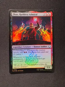 ZHAO, RUTHLESS ADMIRAL FOIL - Magic: The Gathering - Yuumei NM/M - Image 1