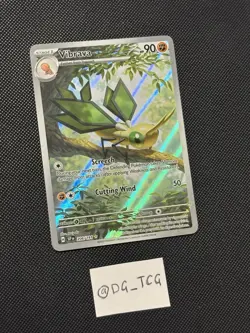 Pokemon Surging Sparks - Vibrava - 206/191 - Illustration Art Rare - M/NM - Image 3