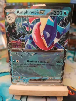 Carte Pokemon AMPHINOBI PROMO STAMP COURONNE STELLAIRE (041/142) FR - Image 1