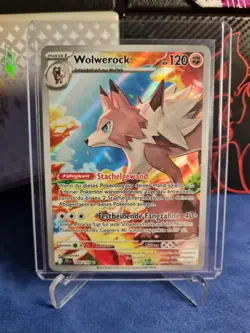 Pokemon Wolwerock • 166/159 • Illustration Rare • Reisegefahrten • DE • NM - Image 1
