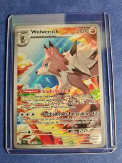 Pokemon Wolwerock • 166/159 • Illustration Rare • Reisegefahrten • DE • NM - Image 4