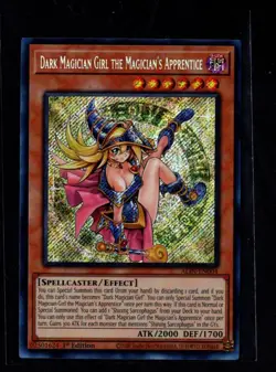 Yu-Gi-Oh! Dark Magician Girl the Magician’s Apprentice ALIN-EN004 Secret Rare - Image 1