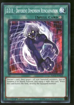 D.D.R. - Different Dimension Reincarnation SDCL-EN026 Yu-Gi-Oh 1st Edition NM - Image 1