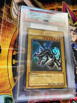 2003 Yugioh Red Eyes Black Dragon SDJ-001 1st Edition PSA 9 Starter Deck Joey - Image 4