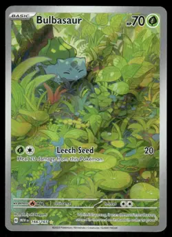 Pokemon Cards Bulbasaur 166/165 151 Illustration Rare NM *3 - Image 1