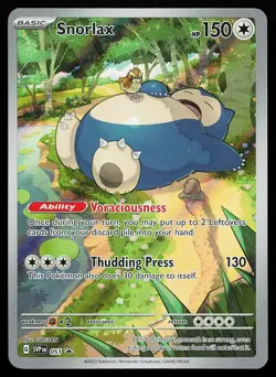 Snorlax 051 Holo Scarlet & Violet 151 Promo Pokemon Card - Image 1