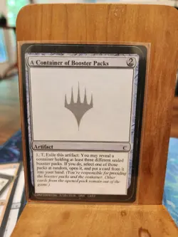 “A Container of Booster Packs” Test Card MagicCon Las Vegas 2026 Unkown Event - Image 1