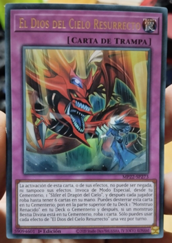 Yu Gi Oh - The Revived Sky God - MP22-SP273 - Ultra Rare - 1st Ed - Near Mint - Image 1