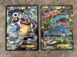 Pokemon XY Jumbo EX Cards Blastoise Venusaur Set XY122-XY123 (READ DESCRIPTION) - Image 2