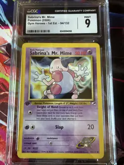 Sabrina's Mr. Mime - 1st Edition - 94/132 Gym Heroes - Pokemon - 2000 - Image 1