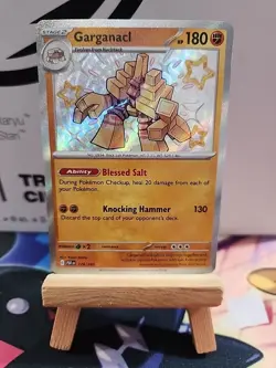 Pokemon Garganacl Shiny Rare Paldean Fates 178/091 🔥 - Image 1