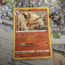Charizard 010/078 - Pokemon GO - Holo Rare Pokemon Card - Near Mint - Image 1