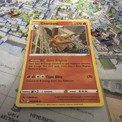 Charizard 010/078 - Pokemon GO - Holo Rare Pokemon Card - Near Mint - Image 3