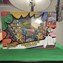 Pokemon TCG Ascended Heroes Premium Poster Collection: Mega Gardevoi New/ Sealed - Image 1