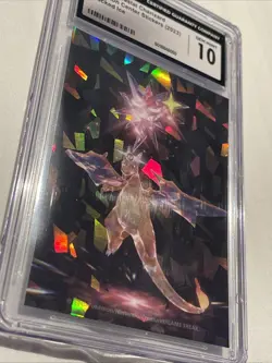 2023 Pokemon Center Stickers Poison Terastal Charizard Cracked Ice CGC 10 - Image 2