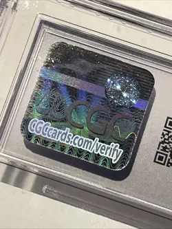 2023 Pokemon Center Stickers Poison Terastal Charizard Cracked Ice CGC 10 - Image 4