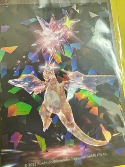 Charizard Pokemon Center Limited Terastal Sticker Sealed Cracked Ice Holo JPN NM - Image 5