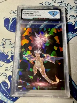 DARK TERASTAL CHARIZARD CRACKED ICE POKEMON CENTER HOLO DSG 9 MINT ✨ - Image 1