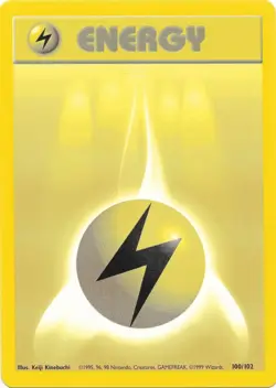 Pokemon TCG 1999 Vintage Base Set Energy BUNDLE ALL 6 Energies ~NM/LP 97-102/102 - Image 5