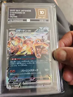 PSA 10 Charizard ex shin rr 115/190 sv4a Japanese Pokemon Card - Image 1
