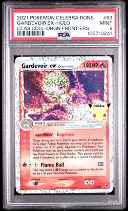 Pokemon Gardevoir ex (Delta Species) 93/101 Celebrations: Classic Holo PSA 9 - Image 1