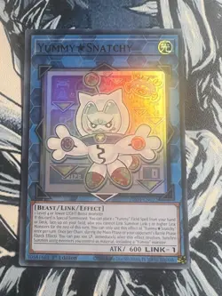 Yugioh Yummy Snatchy JUSH-EN022 Ultra Rare 1st Edition Justice Hunters Near Mint - Image 1