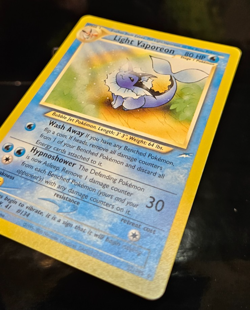 Light Vaporeon 52/105 Uncommon Unlimited Neo Destiny Pokemon 2036 - Image 2