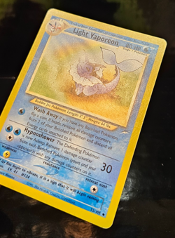 Light Vaporeon 52/105 Uncommon Unlimited Neo Destiny Pokemon 2036 - Image 3