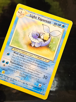 Light Vaporeon 52/105 Uncommon Unlimited Neo Destiny Pokemon 2036 - Image 4