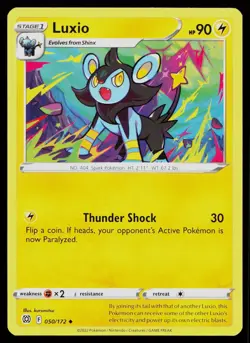 LUXIO 050/172 UNCOMMON BRILLIANT STARS POKEMON NM - Image 1