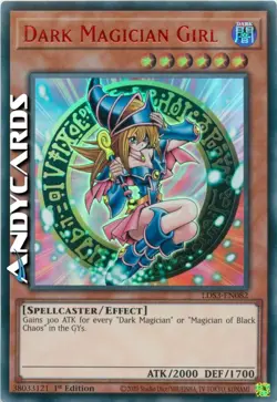 DARK MAGICIAN GIRL (Ragazza Maga Nera) Ultra R Rossa • LDS3 EN082 • 1Ed • YUGIOH - Image 1