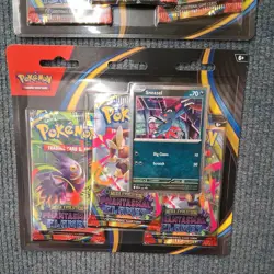 Pokemon TCG Mega Evolution Phantasmal Flames 3 Pack Blister x 2 Brand New - Image 2