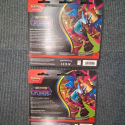 Pokemon TCG Mega Evolution Phantasmal Flames 3 Pack Blister x 2 Brand New - Image 4