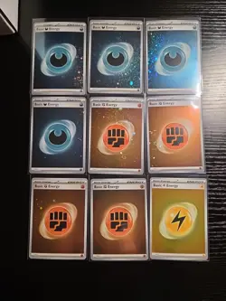 Pokemon TCG 151 Cosmos Holo Energy Lot Of 35 - NM With Swirls - Image 1