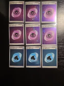 Pokemon TCG 151 Cosmos Holo Energy Lot Of 35 - NM With Swirls - Image 3