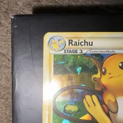 Pokemon Raichu Cracked Ice Holo Deck Exclusives 010/123 2010 Match - Image 2