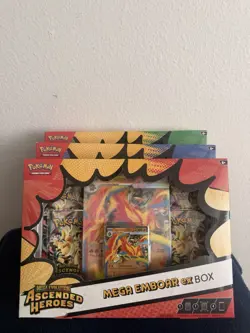 Pokemon Ascended Heroes Meganium, Emboar, Feraligatr ex Box Lot Set 3 Sealed - Image 3