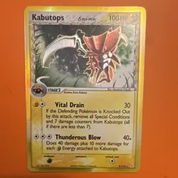 Kabutops Delta Species Holo Rare 9/110 Holon Phantoms 2006 English 100 HP - Image 2