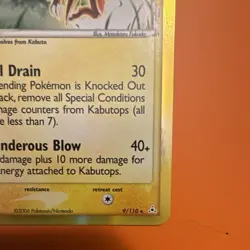 Kabutops Delta Species Holo Rare 9/110 Holon Phantoms 2006 English 100 HP - Image 5