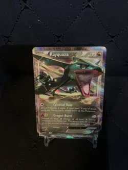 Rayquaza EX Ultra Rare Dragons Exalted 85/124 LP Pokemon TCG - Image 1